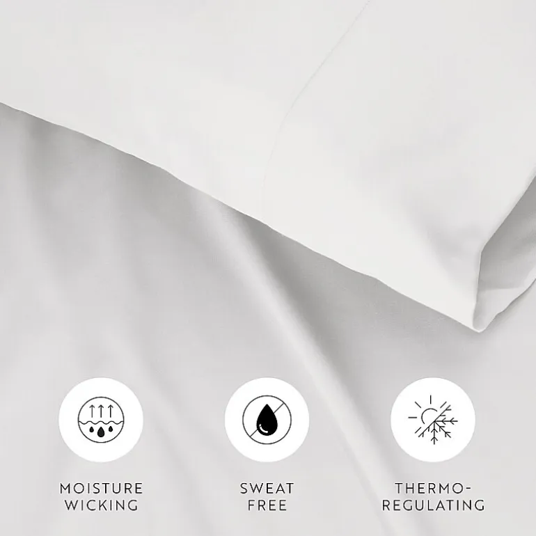 Casual Comfort Sateen Weave Rayon From Bamboo Temperature Regulating Pillowcase