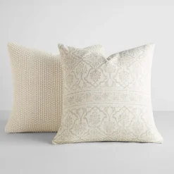 Casual Comfort Seed Stitch Pattern 2-pc. Square Throw Pillow Set