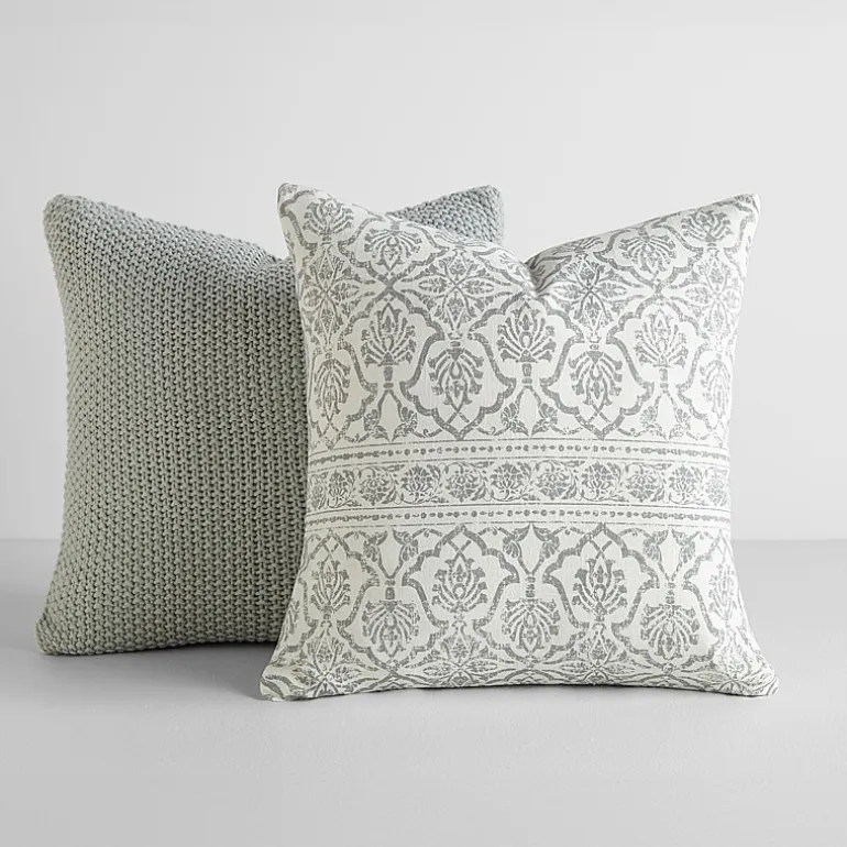 Casual Comfort Seed Stitch Pattern 2-pc. Square Throw Pillow Set