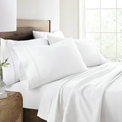 Casual Comfort Solid and Print Flannel Sheet Set