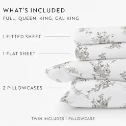 Casual Comfort Solid and Print Flannel Sheet Set