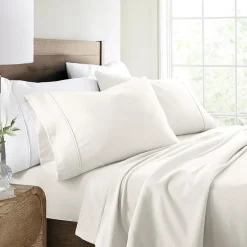 Casual Comfort Solid and Print Flannel Sheet Set