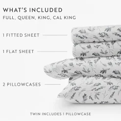 Casual Comfort Solid and Print Flannel Sheet Set
