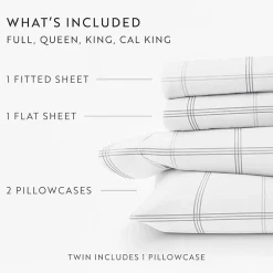 Casual Comfort Solid and Print Flannel Sheet Set
