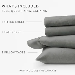 Casual Comfort Solid and Print Flannel Sheet Set