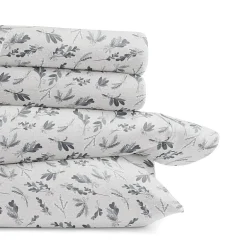 Casual Comfort Solid and Print Flannel Sheet Set