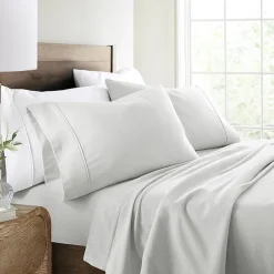 Casual Comfort Solid and Print Flannel Sheet Set