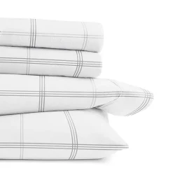 Casual Comfort Solid and Print Flannel Sheet Set