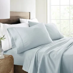 Casual Comfort Solid and Print Flannel Sheet Set