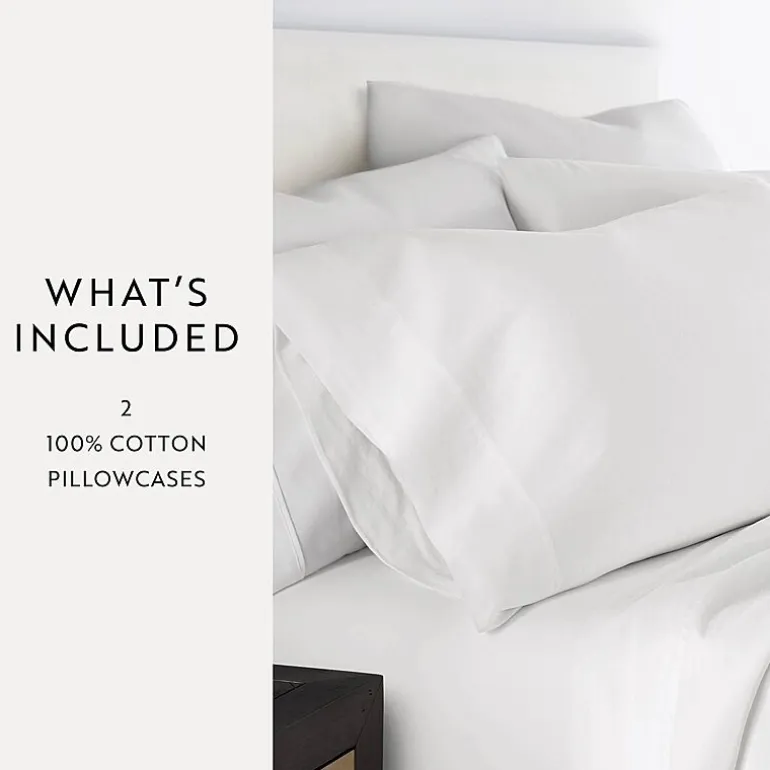 Casual Comfort Solid Cotton 300tc Pillowcase