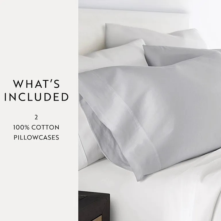 Casual Comfort Solid Cotton 300tc Pillowcase