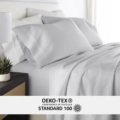 Casual Comfort Solid Cotton 300tc Sheet Set