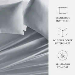 Casual Comfort Solid Cotton 300tc Sheet Set