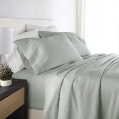 Casual Comfort Solid Cotton 300tc Sheet Set