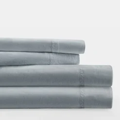 Casual Comfort Solid Cotton 300tc Sheet Set