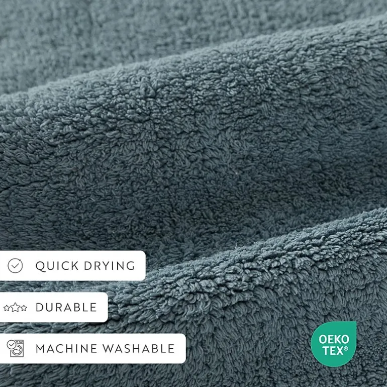 Casual Comfort Solid Reversible Bath Rug