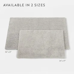 Casual Comfort Solid Reversible Bath Rug