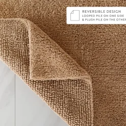 Casual Comfort Solid Reversible Bath Rug