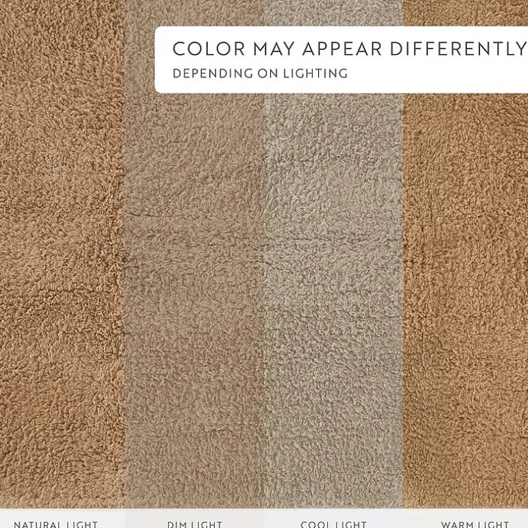 Casual Comfort Solid Reversible Bath Rug