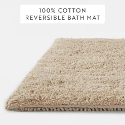 Casual Comfort Solid Reversible Bath Rug