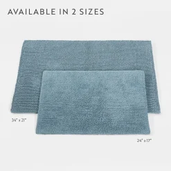 Casual Comfort Solid Reversible Bath Rug