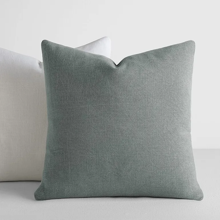 Casual Comfort Solid Stone Wash 2-pc. Square Throw Pillow Set