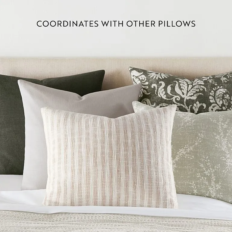 Casual Comfort Solid Stone Wash 2-pc. Square Throw Pillow Set