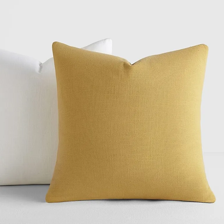 Casual Comfort Solid Stone Wash 2-pc. Square Throw Pillow Set