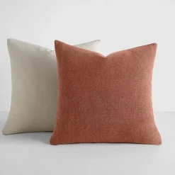 Casual Comfort Solid Stone Wash 2-pc. Square Throw Pillow Set
