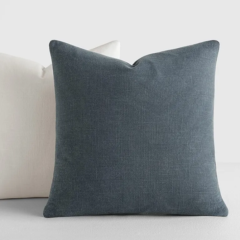 Casual Comfort Solid Stone Wash 2-pc. Square Throw Pillow Set