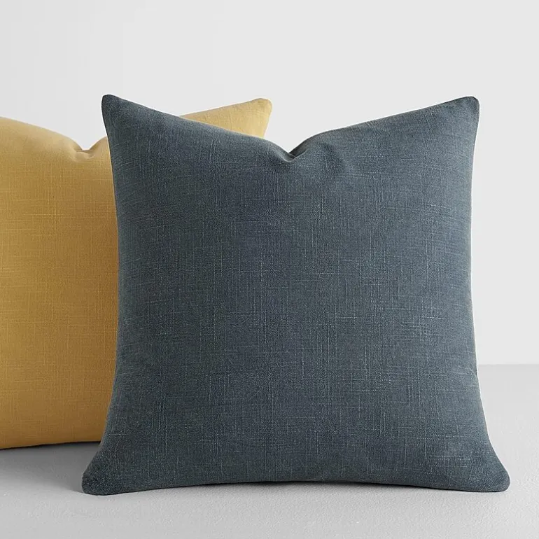 Casual Comfort Solid Stone Wash 2-pc. Square Throw Pillow Set