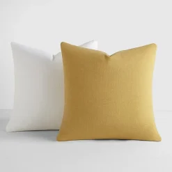 Casual Comfort Solid Stone Wash 2-pc. Square Throw Pillow Set