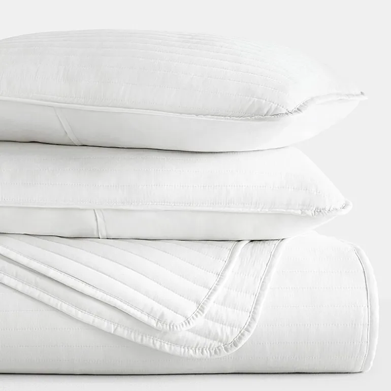 Casual Comfort Stripe Stitch Quilt Set