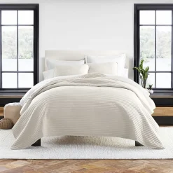 Casual Comfort Stripe Stitch Quilt Set
