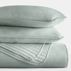 Casual Comfort Stripe Stitch Quilt Set