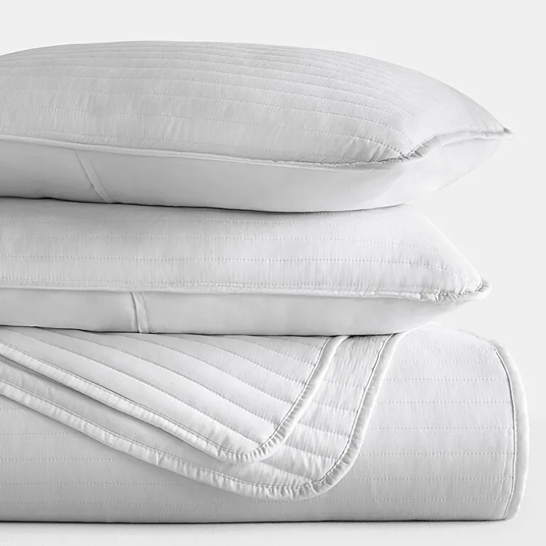 Casual Comfort Stripe Stitch Quilt Set