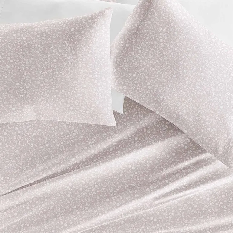 Casual Comfort 300tc Cotton Sateen Pattern 4 piece Sheet Set