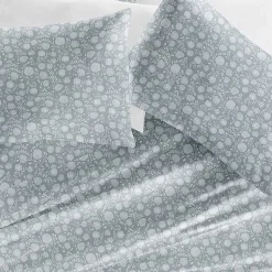 Casual Comfort 300tc Cotton Sateen Pattern 4 piece Sheet Set