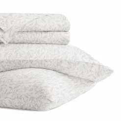 Casual Comfort 300tc Cotton Sateen Pattern 4 piece Sheet Set