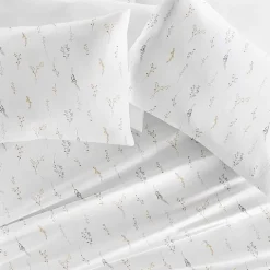 Casual Comfort 300tc Cotton Sateen Pattern 4 piece Sheet Set