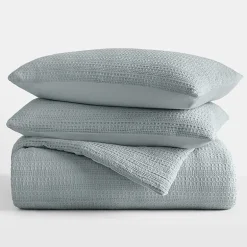 Casual Comfort Waffle Textured Midweight Down Alternative Comforter Set