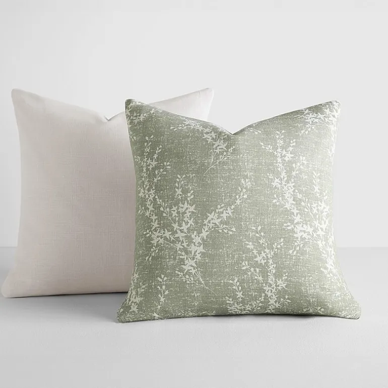 Casual Comfort Willow Cotton 2-pc. Square Throw Pillow Set