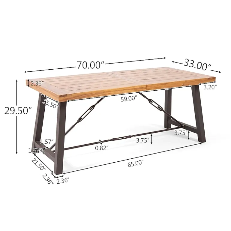 Catriona Rectangular Dining Table