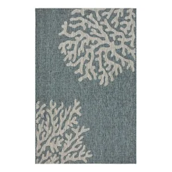 Celeste Coastal Reef Indoor Outdoor Rectangular Area Rug