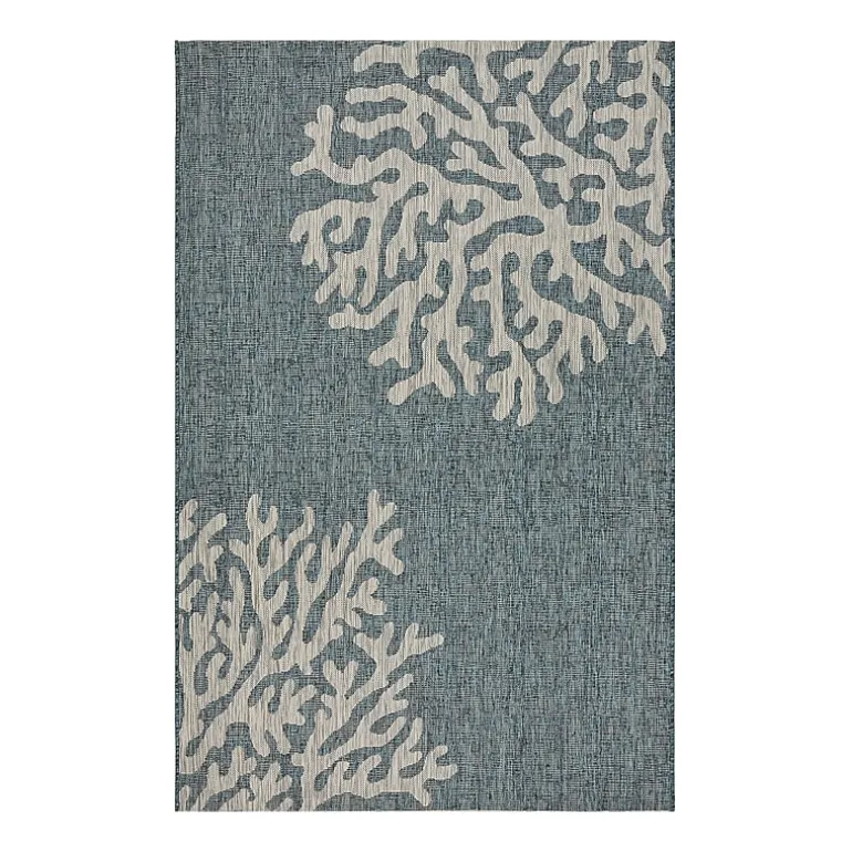 Celeste Coastal Reef Indoor Outdoor Rectangular Area Rug