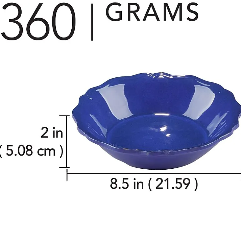 Certified International Crackle 4-pc. Melamine Soup Bowl