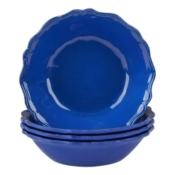 Certified International Crackle 4-pc. Melamine Soup Bowl