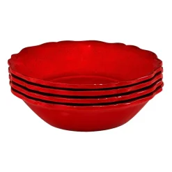 Certified International Crackle 4-pc. Melamine Soup Bowl