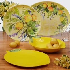 Certified International 3-D Lemon 2-pc. Serving Set