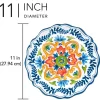 Certified International Flores 4-pc. Melamine Dinner Plate
